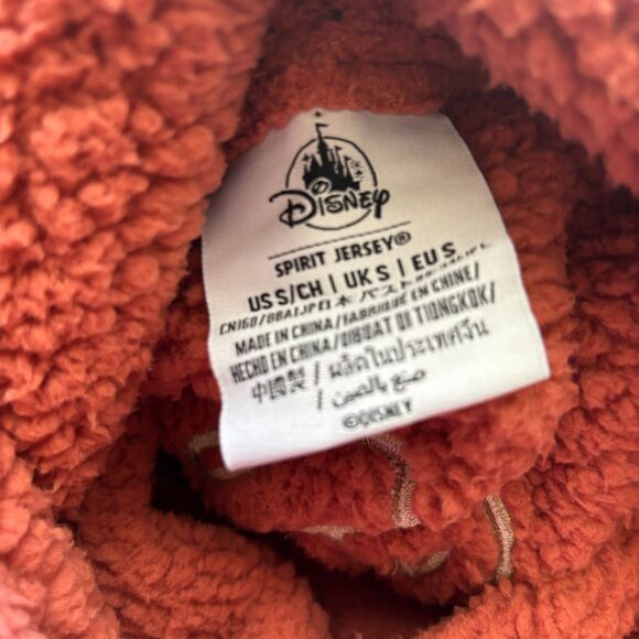 Disneyland Spirit Jersey Rose Gold Sherpa Pullover Hoodie Size S NWT - Picture 15 of 16